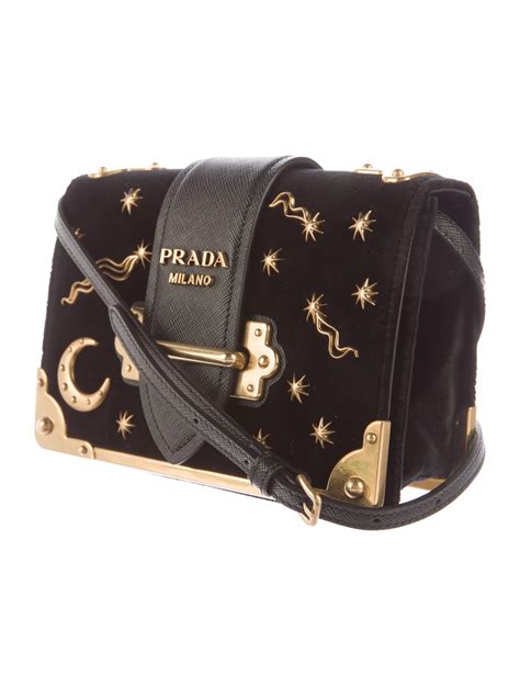 prada astrolgy bag|prada astrology velvet shoulder bag.